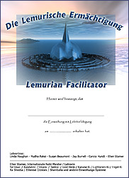 Zertifikat - Lemurian Facilitator